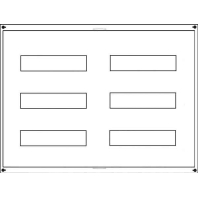 Cover for distribution board 450x500mm US32A2