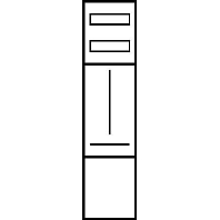 Einbausatz, universZ 1050mm,1ZP ZU32A