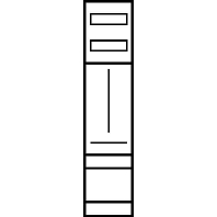 Einbausatz, universZ 1050mm,1ZP,best. ZU32L