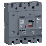 Leistungsschalter h3+ P250 TM ADJ 4P4D 200A 50k HMT201DR