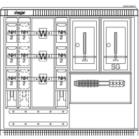 Wandlermessschrank bis 250A, TN-S Netz ZAW102AH1