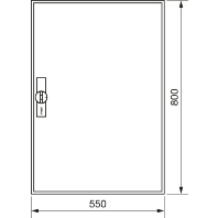 Zhlerschrank,universZ 800x550x205,IP44 ZB12S