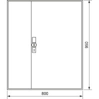 Zhlerschrank,universZ 950x800x205,IP44 ZB23S