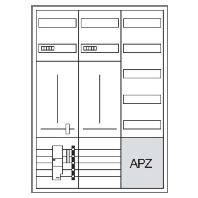 Komplettschrank, univers Z 2 ZP,3P.,APZ,VT5 ZB333T25W31