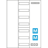 Equipped meter cabinet IP44 1100x800mm ZB33NW