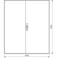 Zhlerschrank,universZ 1250x1050x205,IP44 ZB44S