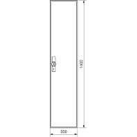 Zhlerschrank,universZ 1400x300x205,IP44 ZB51S