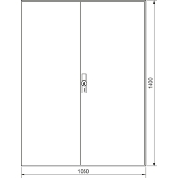 Zhlerschrank,universZ 1400x1050x205,IP54 ZB54W