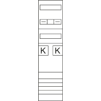 Komplettfeld 1050mm,1feld,eHZ,2ZP ZH3EH22