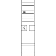 Meter panel 1 kWh-meters 0 rows ZH3EL27