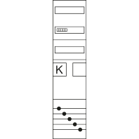 Meter panel 1 kWh-meters 2 rows ZH3ET27