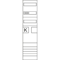 Komplettfeld eHZ 1-feld.,H1050mm,1ZP ZH3EZ17N