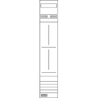 Komplettfeld, universZ H1350mm,1-feld.,2ZP ZH51X3N