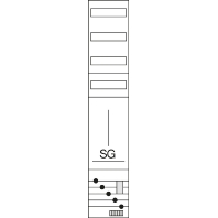 Meter panel 0 kWh-meters 4 rows ZH52U2N