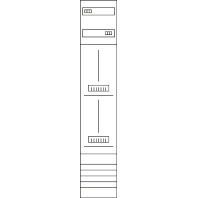 Komplettfeld univ.Z 2ZP H=1350mm,1-feld ZH53W3N