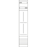 Meter panel 2 kWh-meters 0 rows ZH53X3