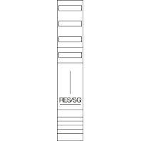 Meter panel 0 kWh-meters 3 rows ZH53XL