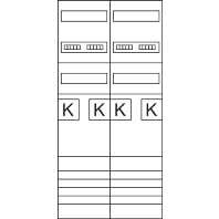 Komplettfeld 4ZP, H=1050mm,2-feld ZK3ET24N