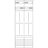 Meter panel 4 kWh-meters 0 rows ZK52P7K