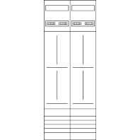 Meter panel 4 kWh-meters 0 rows ZK52U7N