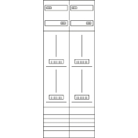 Meter panel 4 kWh-meters 0 rows ZK53W7N