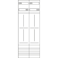 Meter panel 4 kWh-meters 0 rows ZK53X7