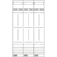 Meter panel 6 kWh-meters 0 rows ZL51X8N