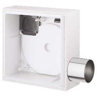 Ventilator housing for inlying bathrooms ELS-GUBRZR