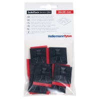 Klebesockel schwarz QM30APTI-PA66-BK(10)