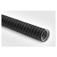 Metallschlauch 20mm, schwarz, 10m PCS20 GS/PVC BK 10