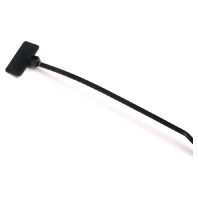Cable tie 20,5x110mm black IT18FL PA66 BK 100