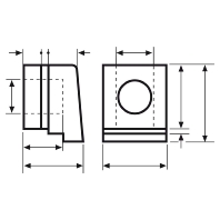 Cable bending restrictor 7mm H4202 PVC-FR BK 1000