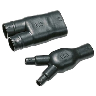 Warmschrumpfteil 2- Fingerst�ck sw 206-1-G PO-X BK