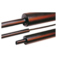 Medium-walled shrink tubing 30/8mm black MA47 30/8 1000 BK