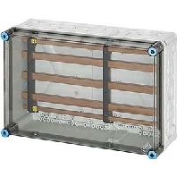 Equipped busbar housing 400A 450x300mm Mi 6358