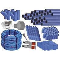Rohbauset 40,5m f�r 6 Saugstellen CP-176