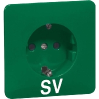 Socket outlet (receptacle) D 80.6611 SI GRN SV