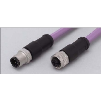 Sensor-actuator patch cord 1m M12 M12 E11592