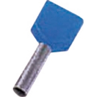 Zwillingsaderendh�lse 2x2,5qmm blau ICIAE213Z