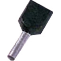 Zwillingsaderendh�lse 2x1,5qmm schwarz ICIAE1512Z