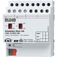 EIB, KNX switching actuator 2-ch, 2302.16 REGHM