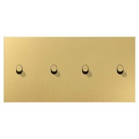 Cover plate for switch/push button brass ME 12-250 C R 25