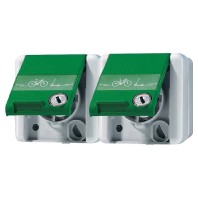 Socket outlet (receptacle) 8220 GN NAWSLEB