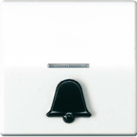 Cover plate for switch/push button white AS 591 K1KO5 WW