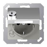 SCHUKO-Steckdose 16A250V Klappdeckel A 1520 BFKLSL AL