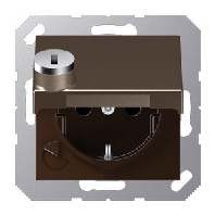 SCHUKO-Steckdose 16A250V Klappdeckel A 1520 BFKLSL MO