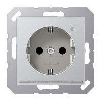 SCHUKO-Steckdose 16A 250V LED-Orient.licht ws A 1520-O AL LNW
