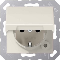 SCHUKO-Steckdose 16A250V Klappdeckel ABAS 1520 KIKL