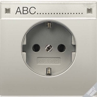 SCHUKO-Steckdose 16A250V mit Schriftfeld AL 1520 KINA D