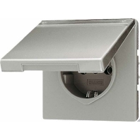 SCHUKO-Steckdose 16A250V Klappdeckel AL 1520 NAKL D